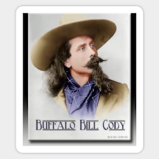 Buffalo Bill Cody in Oil Sticker